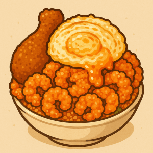 天天鮮 雞腿蝦仁飯